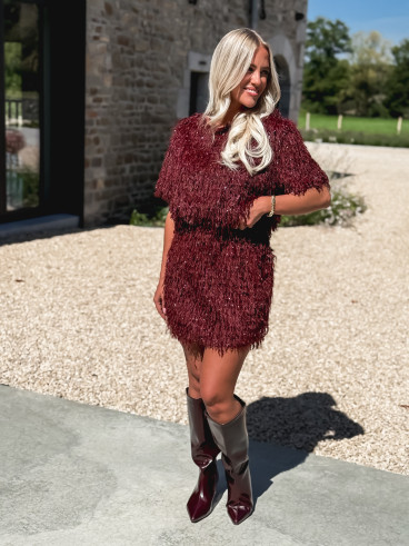 Blouse Calytha - Bordeaux