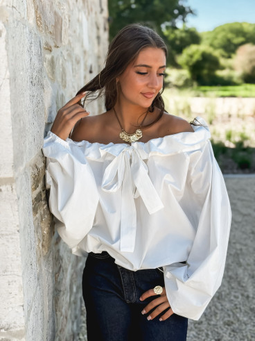 Blouse Blandine - Blanc