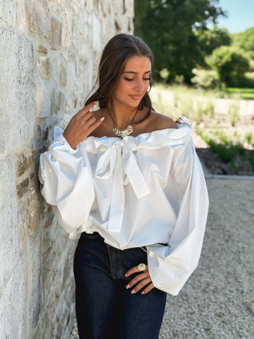 Blouse Blandine - Blanc