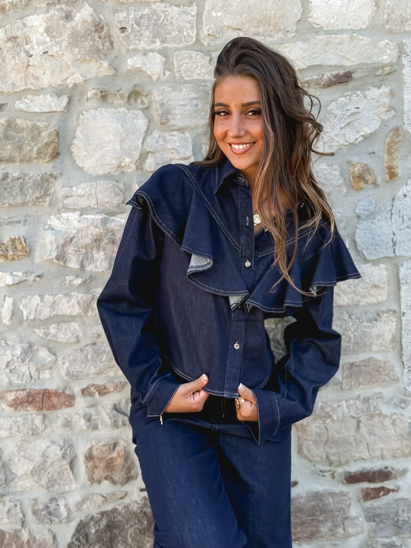 Chemise Olia - Bleu Foncé