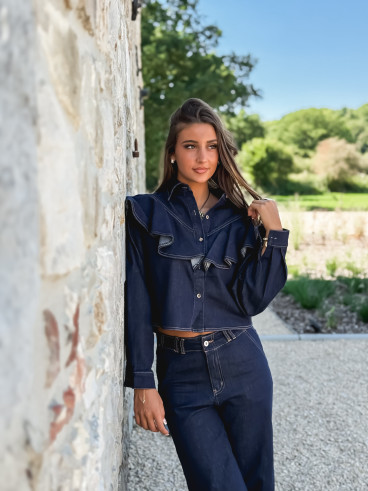Chemise Olia - Bleu Foncé