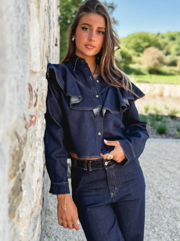 Chemise Olia - Bleu Foncé