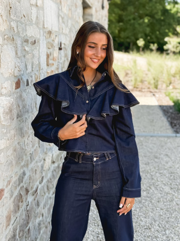 Chemise Olia - Bleu Foncé