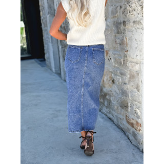 Jupe en jeans Zephyra - Bleu