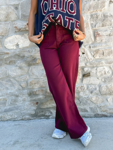 jeans Isabeau - Bordeaux