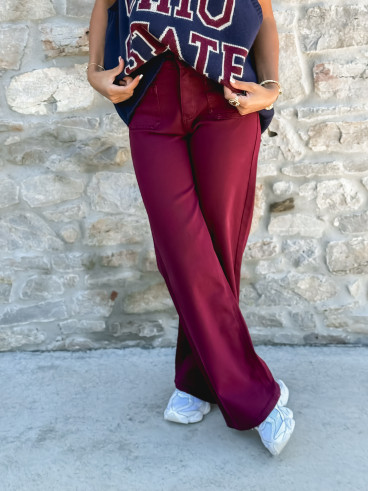 jeans Isabeau - Bordeaux