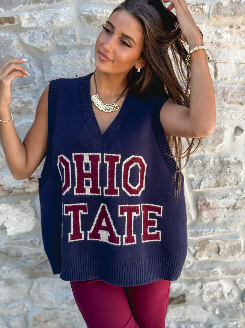Pull Ohio - Bleu marine