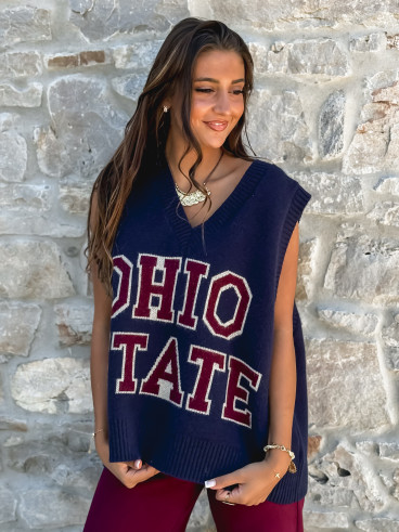 Pull Ohio - Bleu marine