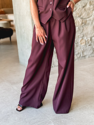Pantalon Dalila - Bordeaux
