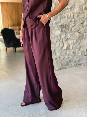 Pantalon Dalila - Bordeaux