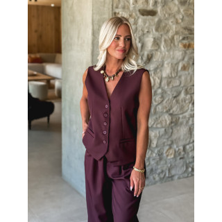 Pantalon Dalila - Bordeaux