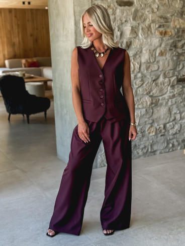 Pantalon Dalila - Bordeaux