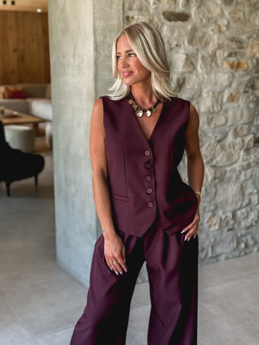 Pantalon Dalila - Bordeaux