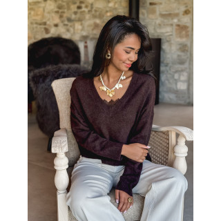 Pull Hanna - Chocolat