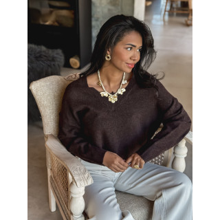 Pull Hanna - Chocolat