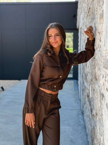 Veste Pandora - Chocolat