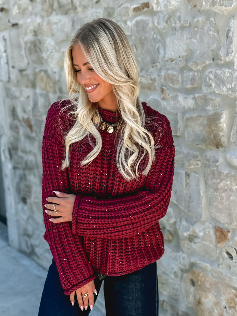 Pull Keylie - Bordeaux
