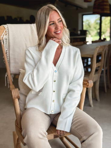 Gilet Larah - Blanc