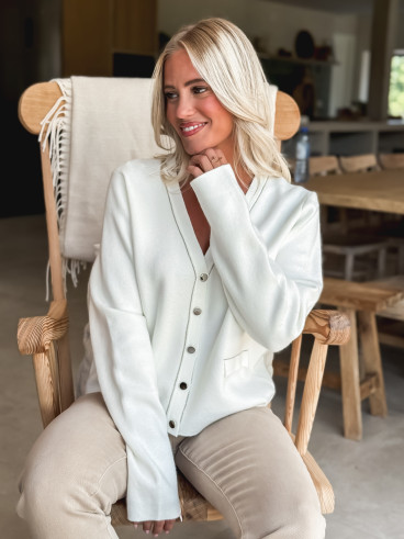 Gilet Larah - Blanc