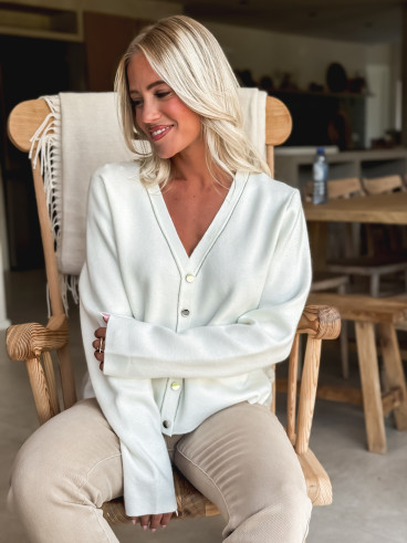 Gilet Larah - Blanc