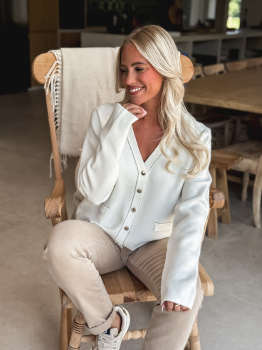 Gilet Larah - Blanc