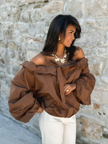 Blouse Blandine - Chocolat