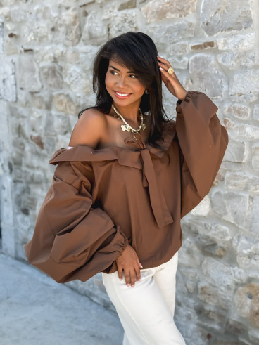 Blouse Blandine - Chocolat