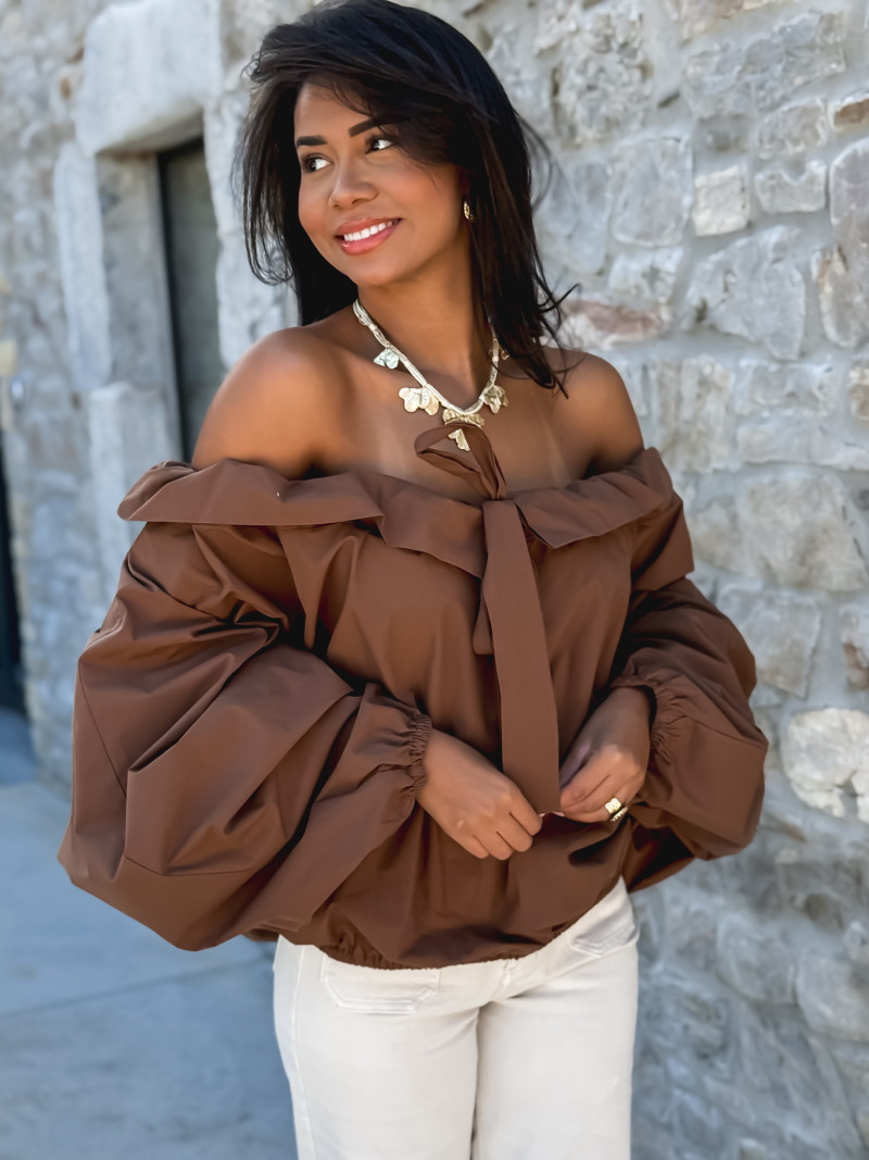 Blouse Blandine - Chocolat