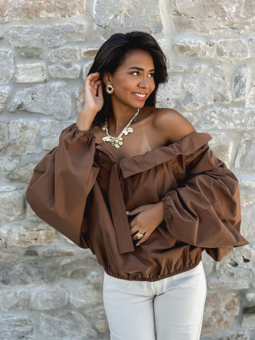 Blouse Blandine - Chocolat