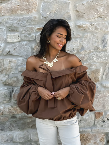 Blouse Blandine - Chocolat