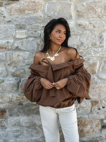 Blouse Blandine - Chocolat