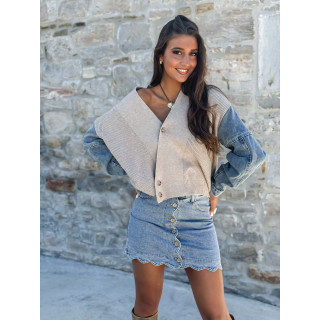 Gilet Rhéa - Taupe