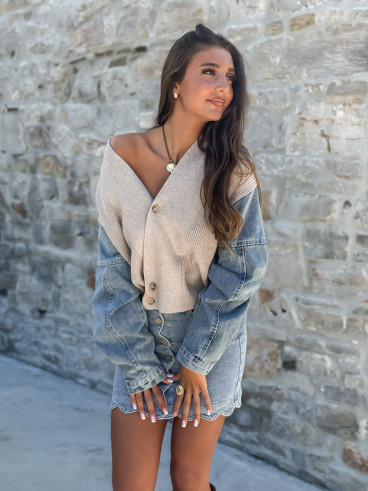 Gilet Rhéa - Taupe