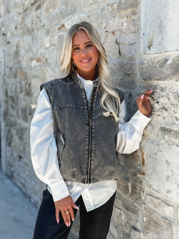 Veste sans manches Ezra - Gris
