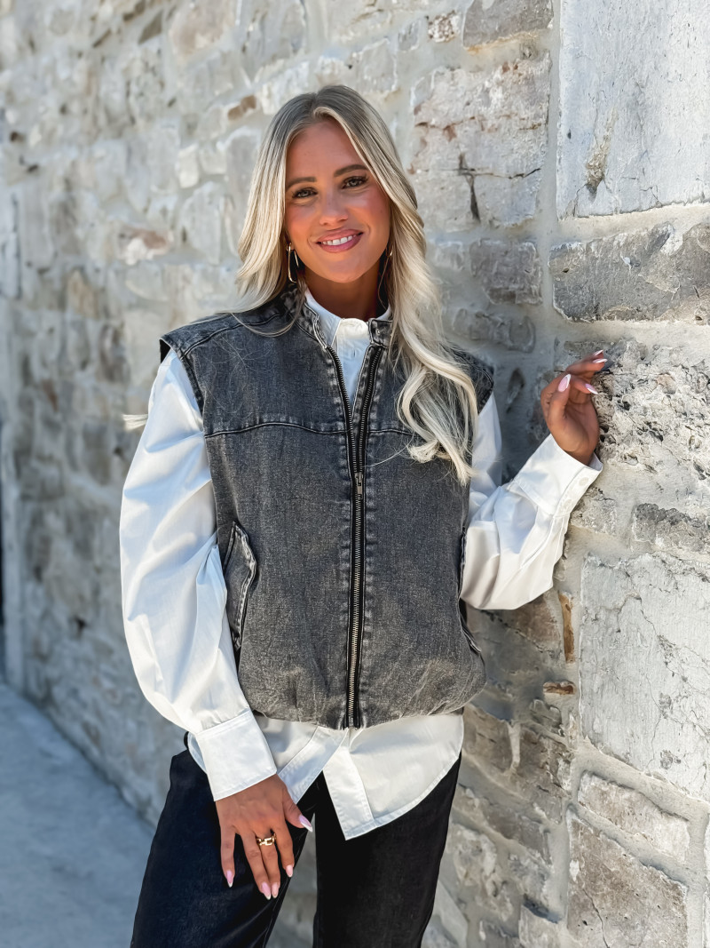 Veste sans manches Ezra - Gris