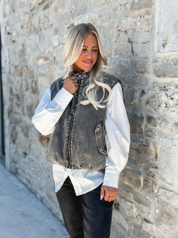 Veste sans manches Ezra - Gris