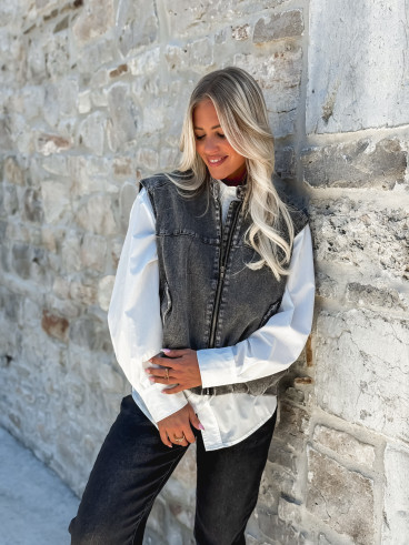 Veste sans manches Ezra - Gris