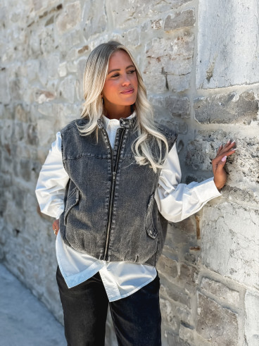 Veste sans manches Ezra - Gris