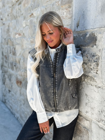 Veste sans manches Ezra - Gris