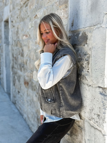 Veste sans manches Ezra - Gris
