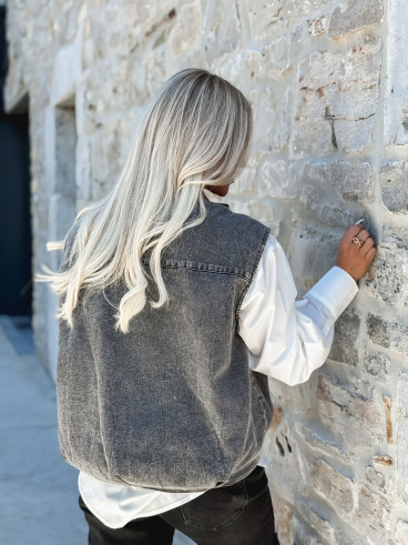 Veste sans manches Ezra - Gris
