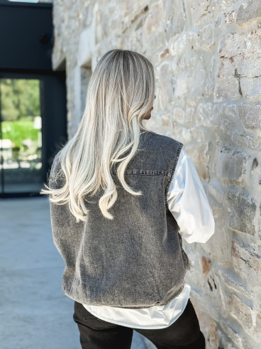 Veste sans manches Ezra - Gris