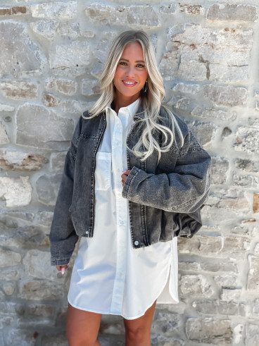 Veste en jeans Ysia - Gris