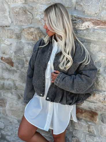 Veste en jeans Ysia - Gris