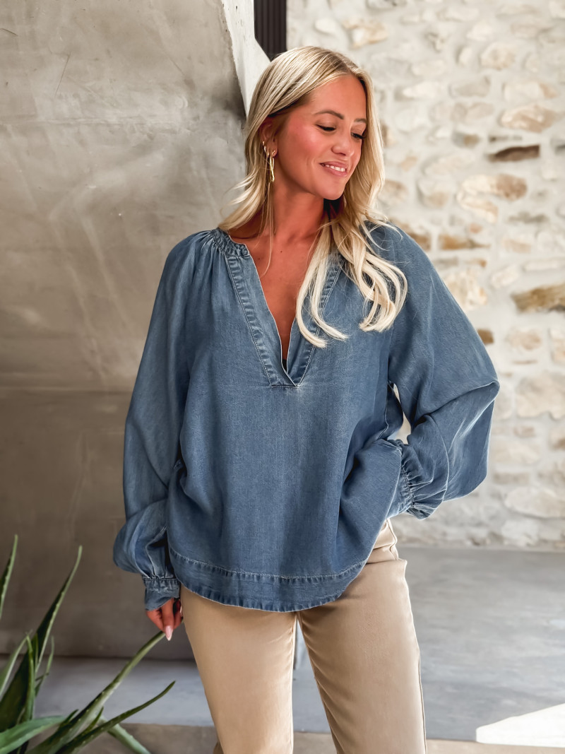 Blouse Mirae - Bleu jeans