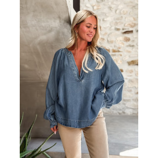 Blouse Mirae - Bleu jeans