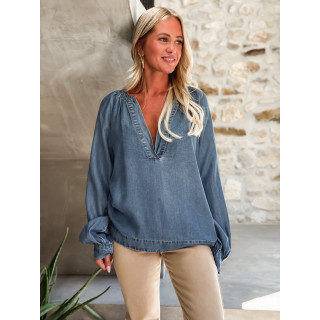 Blouse Mirae - Bleu jeans