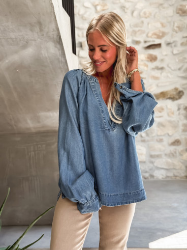 Blouse Mirae - Bleu jeans