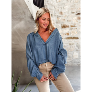 Blouse Mirae - Bleu jeans