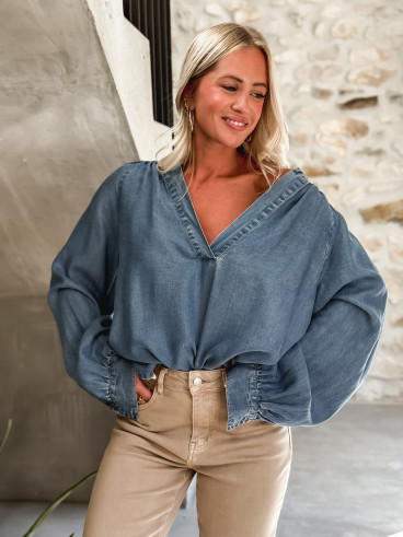 Blouse Mirae - Bleu jeans